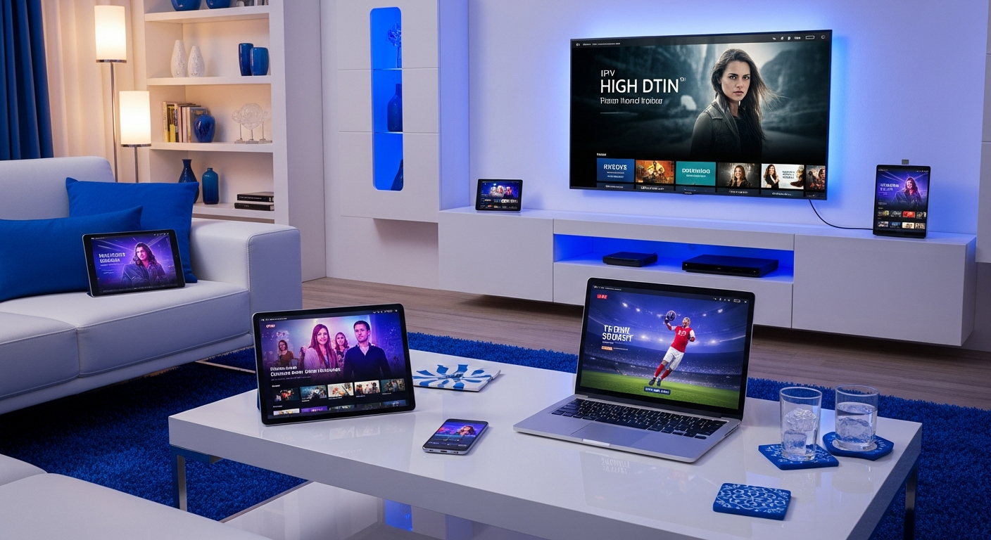 IPTV Compatible avec Tous les Appareils 2025 : Boîtier IPTV, Smart TV et Expérience TV 4K